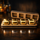 Охлаждающие кубики для виски Gold 4 шт в деревянном кейсе - изображение 4