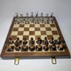 VIP шахматы 38×38 см, деревянная доска, акриловые фигуры, чехол в комплекте - изображение 1