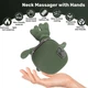 Масажер для шиї з “руками” 4D, теплий компрес, силікон, USB зарядка, акумулятор 2000 мАг - зображення 5