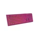 Клавіатура ігрова бездротова/дротова Canyon Fortnax Bluetooth/Wireless/USB UA Pink - зображення 1
