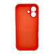 Защитный чехол-накладка Silicone Full Case AA Camera Protect для Apple iPhone 17 Apricot (FullAAi17-2) - изображение 2