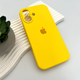 Защитный чехол-накладка Silicone Full Case AA Camera Protect для Apple iPhone 17 Canary Yellow (FullAAi17-33) - изображение 3