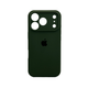 Захисний чохол-накладка Silicone Full Case AA Camera Protect для Apple iPhone 17 Pro Max Dark Green (FullAAi17PM-31) - зображення 1