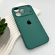 Защитный чехол-накладка Silicone Full Case AA Camera Protect для Apple iPhone 17 Pro Max Pine Green (FullAAi17PM-46) - изображение 3