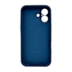 Защитный чехол-накладка Silicone Full Case AA Camera Protect для Apple iPhone 17 Dark Blue (FullAAi17-7) - изображение 2