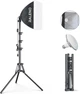 RALENO Softbox 16"x16" з LED 50Вт, 5500K, CRI97, для фото та відео - изображение 1