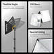RALENO Softbox 16"x16" з LED 50Вт, 5500K, CRI97, для фото та відео - изображение 4