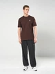 Футболка хлопковая длинная мужская Adidas Originals Trefoil Essentials KE1146 XL Коричневая (4068822063029) - изображение 3