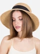 Панама женская плетеная VILSS Дубай-Hat LU-049-02 56-58 Натуральная/Черная (ROZ6501086828) - изображение 3