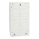 Щит пластиковий Schneider Electric Easy9 EU навісний 3 ряди по 12 модулів димчасті двері EZ9EUC312 - зображення 2
