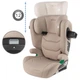 Автокрісло Kidwell Tendo Isofix I-Size гр. 2-3 15-36 кг бежеве, 5906601707605 - зображення 8