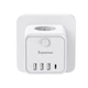 Зарядное устройство Sameriver 7-в-1 с USB-портом Cube, 3 розетки и 1 USB-порт типа A с 3 USB-портами типа C - изображение 1