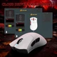 Біла бездротова ігрова миша ATTACK SHARK V3 PRO 55g (PAW3311, 22 000 DPI, Bluetooth/2.4G/USB-C, RGB док-станція) - изображение 5