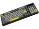 Клавіатура бездротова ігрова Ajazz AF-BGY-98 Plus Black-Gray-Yellow 2.4G/Bluetooth/USB - зображення 3