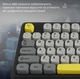 Клавіатура бездротова ігрова Ajazz AF-BGY-98 Plus Black-Gray-Yellow 2.4G/Bluetooth/USB - зображення 11