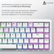Клавіатура ігрова механічна Ajazz AK-680-WM MAX Magnetic Switch RGB USB White - зображення 5