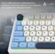 Клавіатура ігрова провідна Ajazz AF-GB-98 USB White-Blue - зображення 10