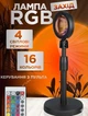 Проекційний світильник Sunset Lamp RGB 16 кольорів з пультом на штативі: USB проектор заходу сонця, атмосферна LED лампа - изображение 1