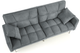 Sofa Halmar Rozkładana Popielata z Poduszkami Szara  V-CH-ROBERTO-SOFA (5905248112643) - obraz 8