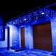 Гірлянда бахрома вулична (зовнішня) Springos 12 м 300 LED Pilot CL306 Blue - зображення 5