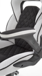 Fotel biurowy Halmar Obrotowy Czarny  - biały  V-CH-SONIC-FOT (5905248116412) - obraz 4