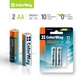 Батарейка AA/LR06 Лужна Power, СolorWay, BL (2шт.) - изображение 2