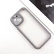 Прозорий силіконовий чохол з кольоровою на окантовкою на Apple iPhone 14 (6.1") (Grey) Epik (191354) - зображення 2