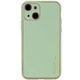 Кожаный чехол Xshield для Apple iPhone 14 Plus (6.7") (Зеленый / Pistachio) (140923) - изображение 1