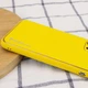 Кожаный чехол Xshield для Apple iPhone 12 (6.1") (Желтый / Yellow) (3477) - изображение 3