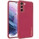 Кожаный чехол Xshield для Samsung Galaxy S23 FE (Бордовый / Plum Red) (175988) - изображение 3