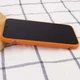 Кожаный чехол Xshield для Apple iPhone 12 (6.1") (Оранжевый / Apricot) (3483) - изображение 4