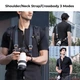 Регульований швидкознімний ремінь для фотокамери K&F Concept URBAN WANDER 01 Blue на шию, плече, 32*1600мм (KF13.115V2) - зображення 7