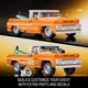Конструктор Hot Wheels Mattel Brick Shop Elite Машина Custom ’62 Chevy Pickup 858 деталей JFT20 - зображення 2
