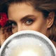 Сірі контактні лінзи з діоптріями Айс софт грей 2шт. від Elite Lens. -2.5 - зображення 1