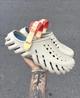 Чоловічі кроксі Хакі Crocs Echo Clog Bark (43-44, хакі) - зображення 8