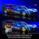 Колекційна машинка-конструктор Cadillac серії Speed Mattel Brick Shop, JFR89 - зображення 2