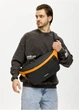 Чоловіча cумка-бананка під ноутбук Sambag Urban Laptop чорно-помаранчева 46 × 26 см (51411129m) - зображення 1