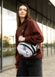 Сумка через плече жіноча бананка Sambag Flex Pro принт "Square" 30 × 17 × 15 см (85451150) - зображення 2