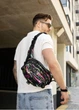 Сумка через плечо бананка Sambag Flex Pro принт "ABSTRACT" 30×17×15 см (85451707m) - изображение 2