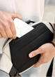 Сумка через плечо бананка Sambag Flex серая 30×17×10 см (85351030m) - изображение 5