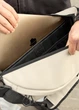Чоловіча cумка-бананка під ноутбук Sambag Urban Laptop тепло-сіра 46 × 26 см (51411030m) - зображення 4