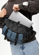 Чоловіча cумка-бананка під ноутбук Sambag Urban Pro чорно-синя 46 × 26 см (51411215m) - зображення 5