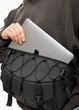 Чоловіча cумка-бананка під ноутбук Sambag Urban Pro чорна 46 × 26 см (51411264m) - зображення 8