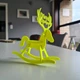 Сборная Новогодняя Открытка Christmas Pop Up Card Желтый 10 См 3Д Печать - изображение 2