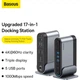 USB-хаб Baseus UnionJoy 17-Port Triple-Display Gray (B00532304811-00) [158346] - зображення 4
