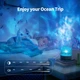 Проектор морских рыб с колонкой для релакса ∙ Настольный LED-светильник морских рыб с пультом управления 57232/40 - изображение 5