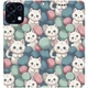 Чохол-книжка BoxFace для Oppo A6 Pro Котики Клубочки (71020) - изображение 3