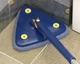 Трикутна швабра для миття підлог і вікон Multi function Mop універсальна швабра з віджимом для сухого та вологого прибирання Синій - зображення 3