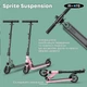 Самокат Micro складной Sprite Suspension Оливковый (SA0246) - изображение 7