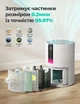 Розумний очищувач повітря 40 м² Dreo Macro 505S, CADR 202 м³/год, дистанційне керування W-Fi, потрійний фільтр True HEPA H13, датчик якості повітря, авто та нічний режим, таймер - изображение 4